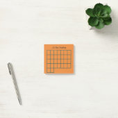30 dagen Tracker Sinaasappel Sticky Notes (Kantoor)