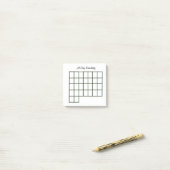 30 dagen Tracker White Sticky Notes (Op bureau)
