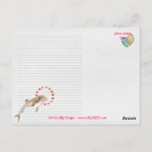 30 Dank U Valentijn Hearts Briefkaart (Achterkant)