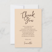 30 & Dankbare Espresso Cocktail 30ste Verjaardag Bedankkaart (Achterkant)