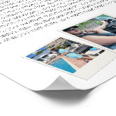 30 dingen waar we van houden 30th Birthday Poster (Hoek)