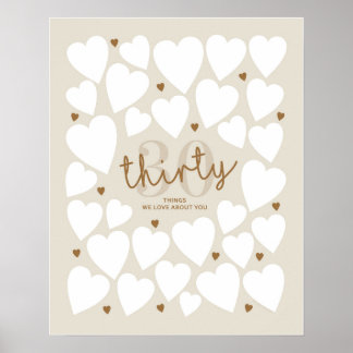 30 dingen waar we van houden poster