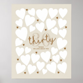 30 dingen waar we van houden poster