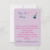 30 e uitnodiging van de partij Birthday (Voorkant)