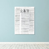 30 en 2 Extreme van deze tijden Canvas Afdruk (Insitu (Houten vloer))