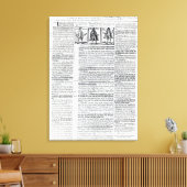 30 en 2 Extreme van deze tijden Canvas Afdruk (Insitu (Woonkamer))