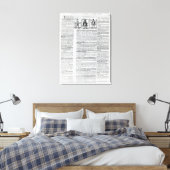 30 en 2 Extreme van deze tijden Canvas Afdruk (Insitu (Slaapkamer))