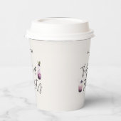 30 en 330 paarse drinken jarig papieren bekers (Links)