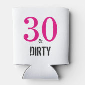 30 en Dirty Birthday Gift Koelbox Blikjeskoeler (Achterkant)