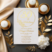 30 en Fabulous 30ste verjaardagsfeest gestempeld Folie Uitnodiging