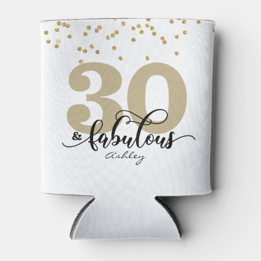 30 en Fabulous Birthday Koelbox Blikjeskoeler (Voorkant)
