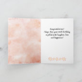 30- en Fabulous Daisy Flower-Waterverf op zaterdag Kaart (Binnen)