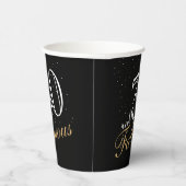 30 en Fabulous Elegante Witte Script Verjaardag Papieren Bekers (Rechts)