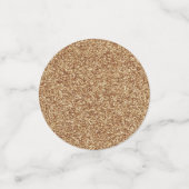 30 en Fabulous Gold Glitter Photo 30th Birthday Confetti (Kleine voorkant)