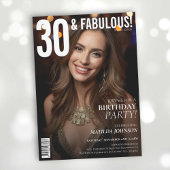 30 en Fabulous Magazine Hoesje 30ste verjaardag Kaart