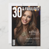 30 en Fabulous Magazine Hoesje 30ste verjaardag Kaart (Voorkant)