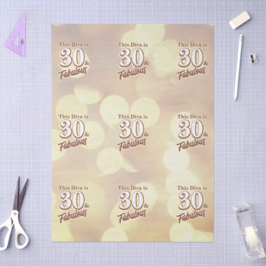 30 en fabulous tissue papier (Craft)
