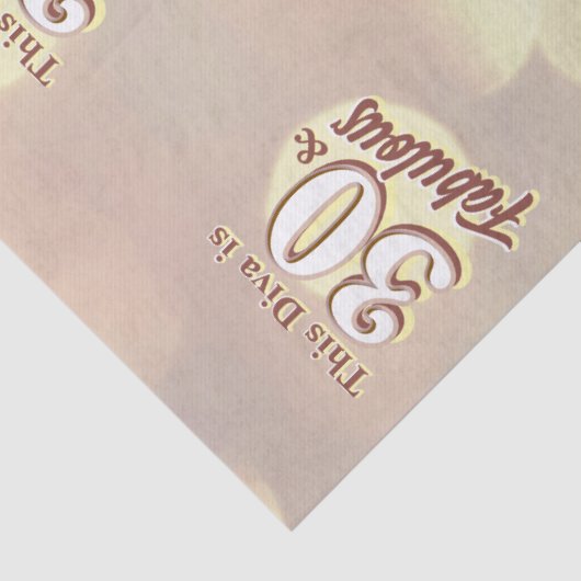 30 en fabulous tissue papier (Detail)