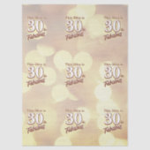 30 en fabulous tissue papier (Voorkant)