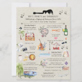 30 en Fabulous | Verjaardagsroute New Orleans Kaart (Voorkant)