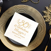 30 en fantastisch 30ste verjaardagsfeest folie servetten