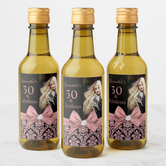 30 en fantastisch verjaardagsfeestje wijn etiket (Flessen)