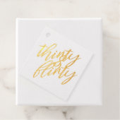 30 en Flirty Birthday Party Folie Gift Labels (Met doos)