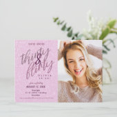 30 en Flirty Verjaardag Kaart (Staand voorkant)