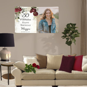 30. en Floral Birthday Party (Floral-partij) van F Spandoek