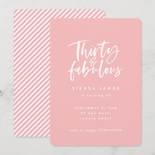 30 en geweldige verjaardagsfeestfoto nodigen kaart