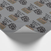 30 en over het thema The Hill Party Cadeaupapier (Hoek)