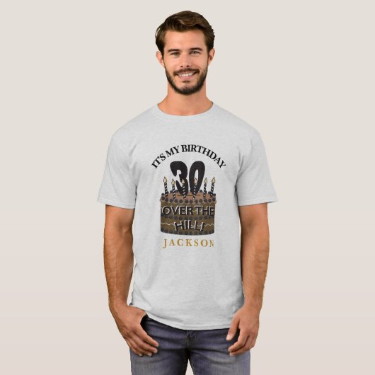 30 en Over The Hill Party - 30ste verjaardag T-shirt (Voorkant volledig)