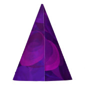 30 en Vluchtige Elegant Paarse verjaardag Feesthoedjes (Achterkant)