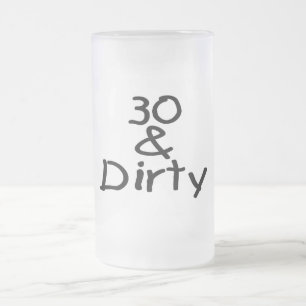 30 en vuil matglas bierpul