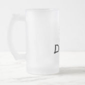 30 en vuil matglas bierpul (Links)