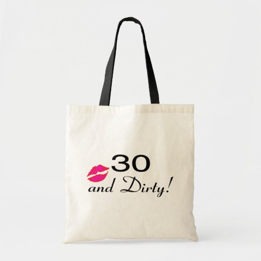 30 en vuile spoelen tote bag (Voorkant)