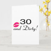 30 En Vuilige Lippen Kaart (Gele Bloem)