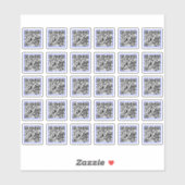 (30 etikettenStickers) douane produceert QR-code Sticker (Vel)