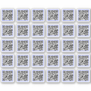 (30 etikettenStickers) douane produceert QR-code Sticker