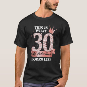 30- & Fabulous I Black Peach Party Group Candid Ph T-shirt