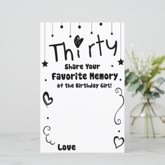 30 favoriete herinnering van het meisje van de ver (Staand voorkant)