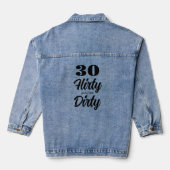 30 Flirty denim jas Denim Jacket (Achterkant)