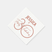 30 Flirty en fantastische, moderne rode 30e verjaa Servet (Hoek)