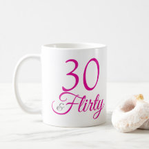 30 & Flirty Roze Verjaardag