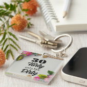 30 Flirty Sleutelhanger (Voorkant Rechts)