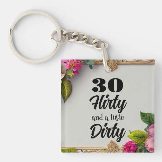 30 Flirty Sleutelhanger (voorkant)