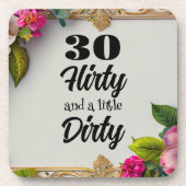 30 Flirty Sleutelhanger Onderzetter (Voorkant)