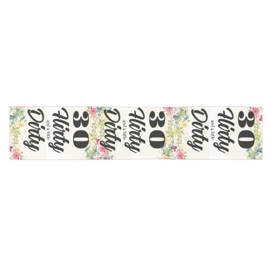 30 Flirty Table Runner Korte Tafelloper (Horizontaal)