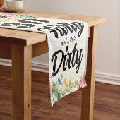 30 Flirty Table Runner Korte Tafelloper (Voorbeeld)