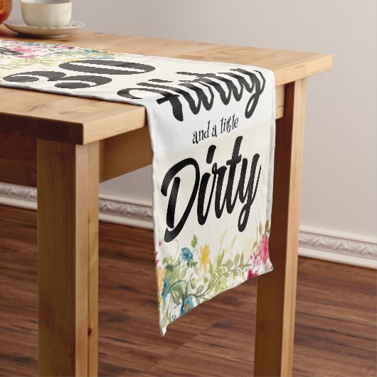 30 Flirty Table Runner Korte Tafelloper (Voorbeeld)